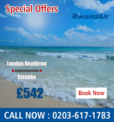 london heathrow to entebbe with rwandair